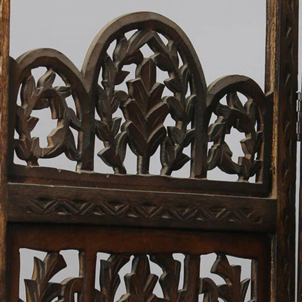 Shilpi Handcarved Wooden Room Divider Panels -NSHC037