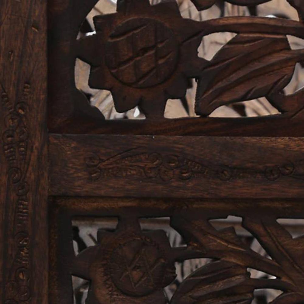 Shilpi Handcarved Wooden Room Divider Panels -NSHC038