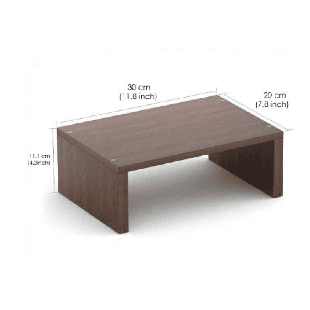Wudville Bluewud Norel Monitor/Computer/PC/Screen Riser Stand for Home & Office in Wenge Finish