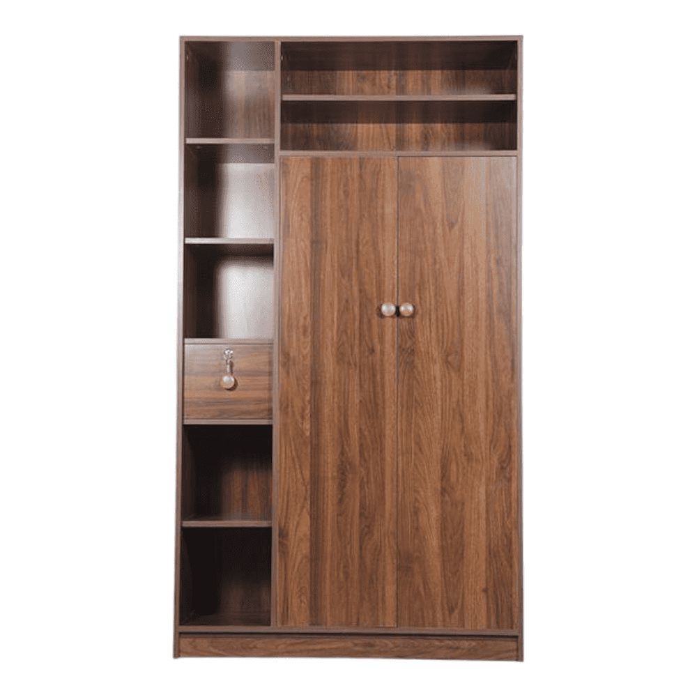 Tacy Engineered Wood 2 door Wardrobe in Matte Finish