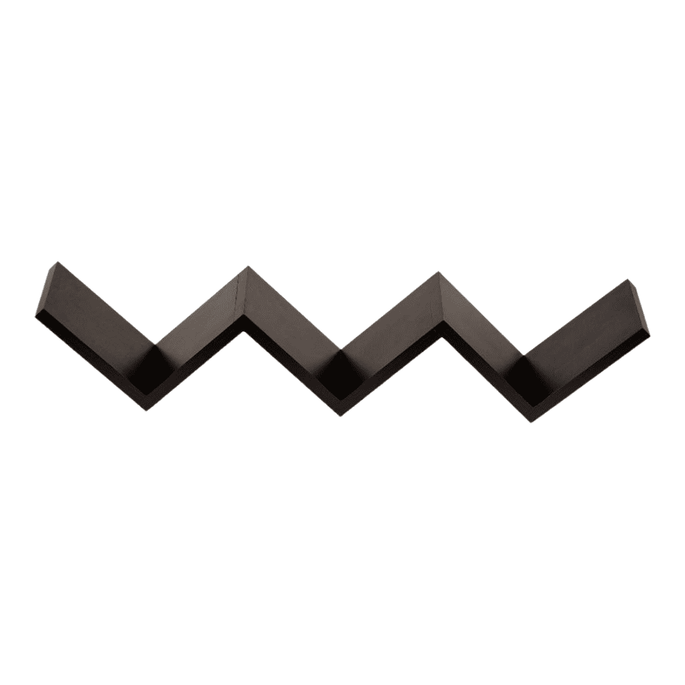 BLUEWUD Aaron Engineered Wood Multipurpose Wall Decor Shelf, Display Rack (Wenge)
