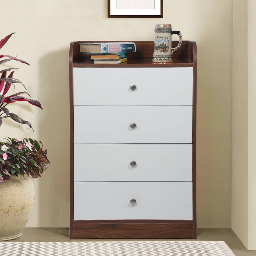 Opal Chest Of Drawers with 4 Drawers in Frosty White