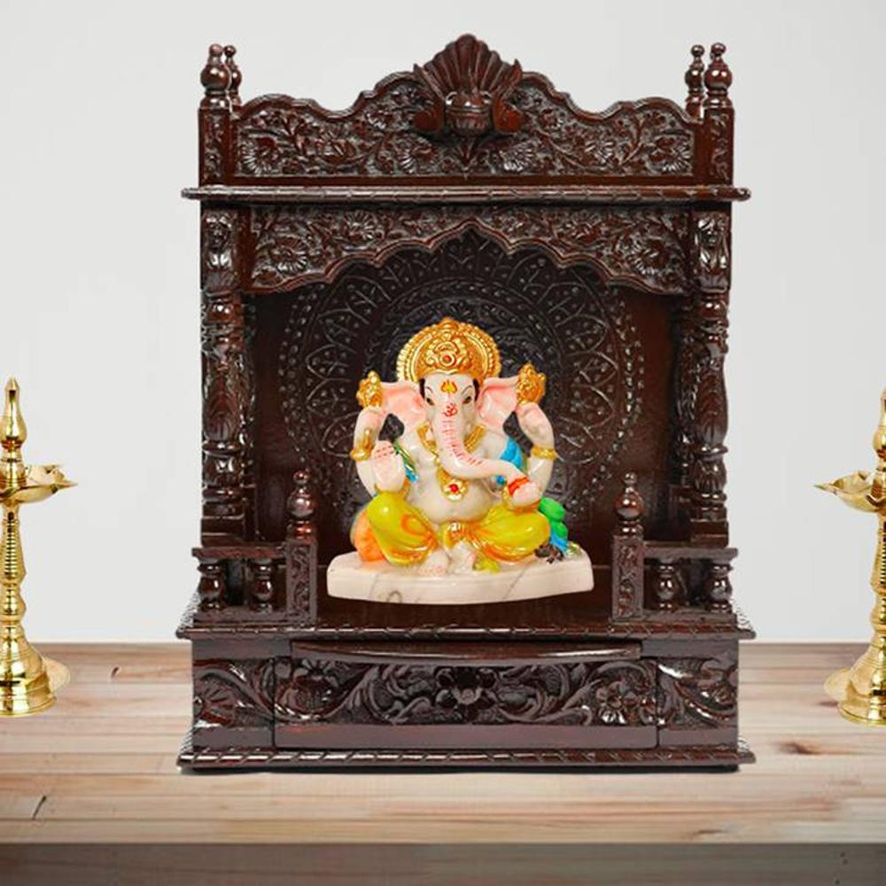 Shyla Solid Wood Free Standing Prayer Unit