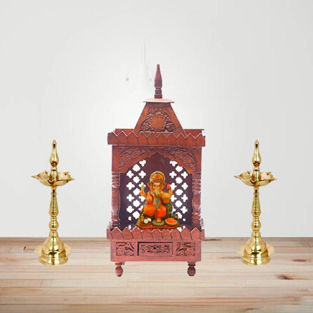Sana Solid Wood Free Standing Prayer Unit