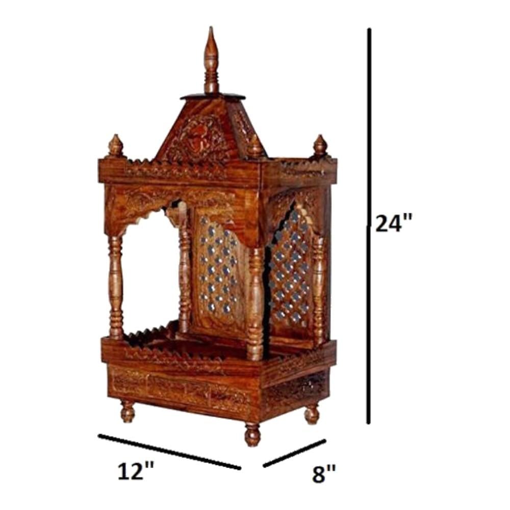 Sana Solid Wood Free Standing Prayer Unit