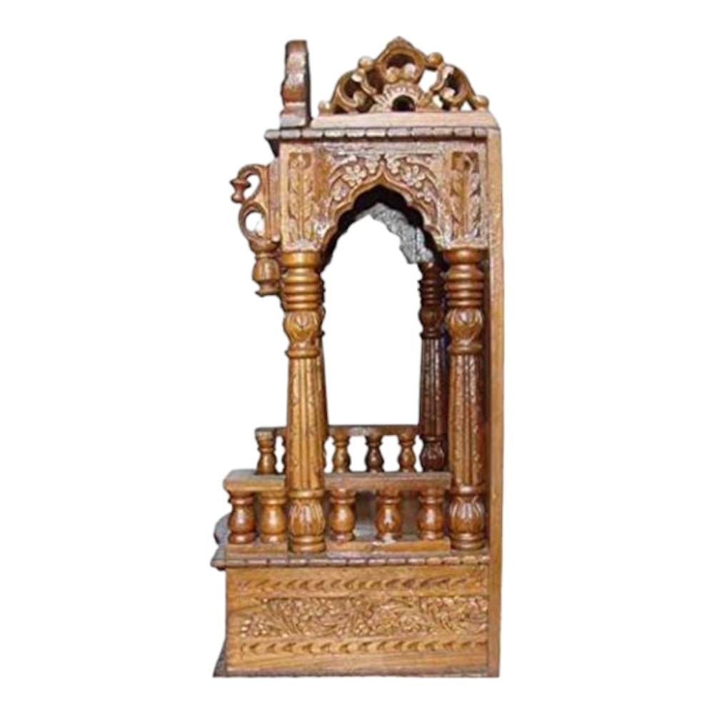 Aditi Solid Wood Free Standing Prayer Unit