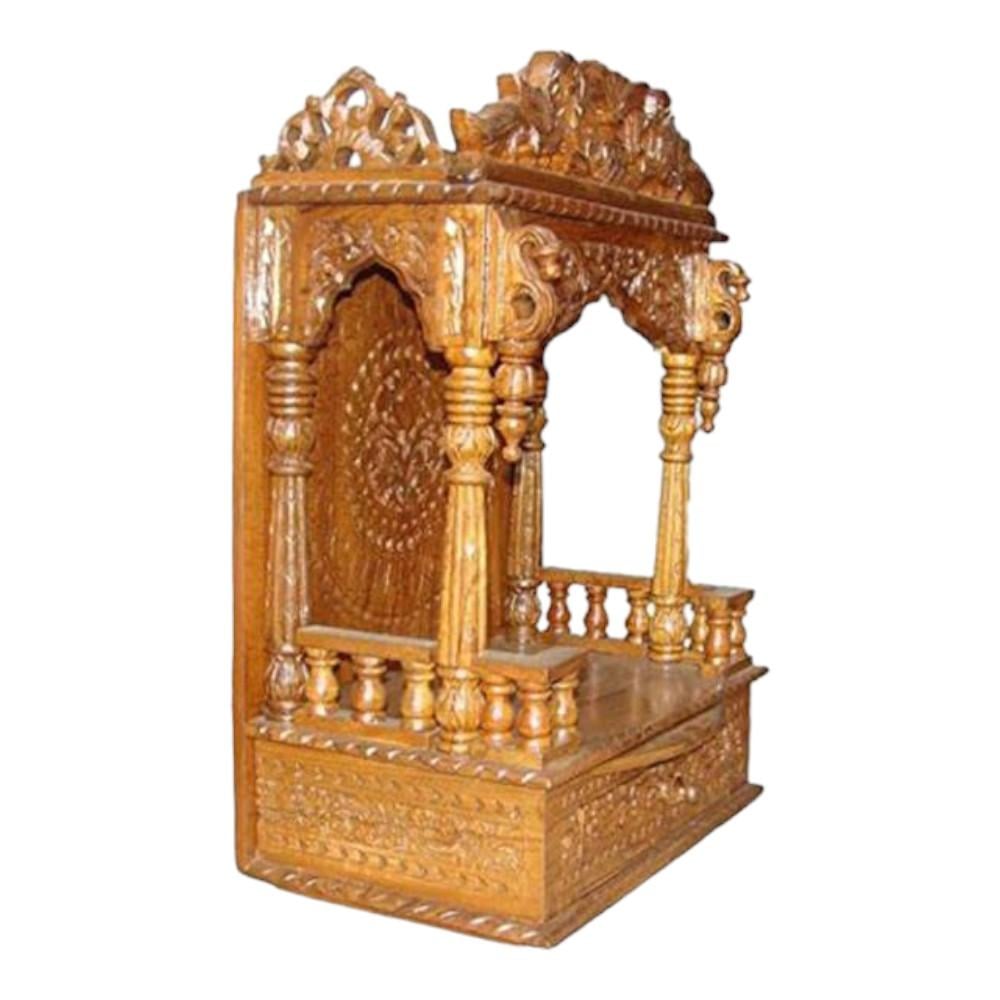 Aditi Solid Wood Free Standing Prayer Unit