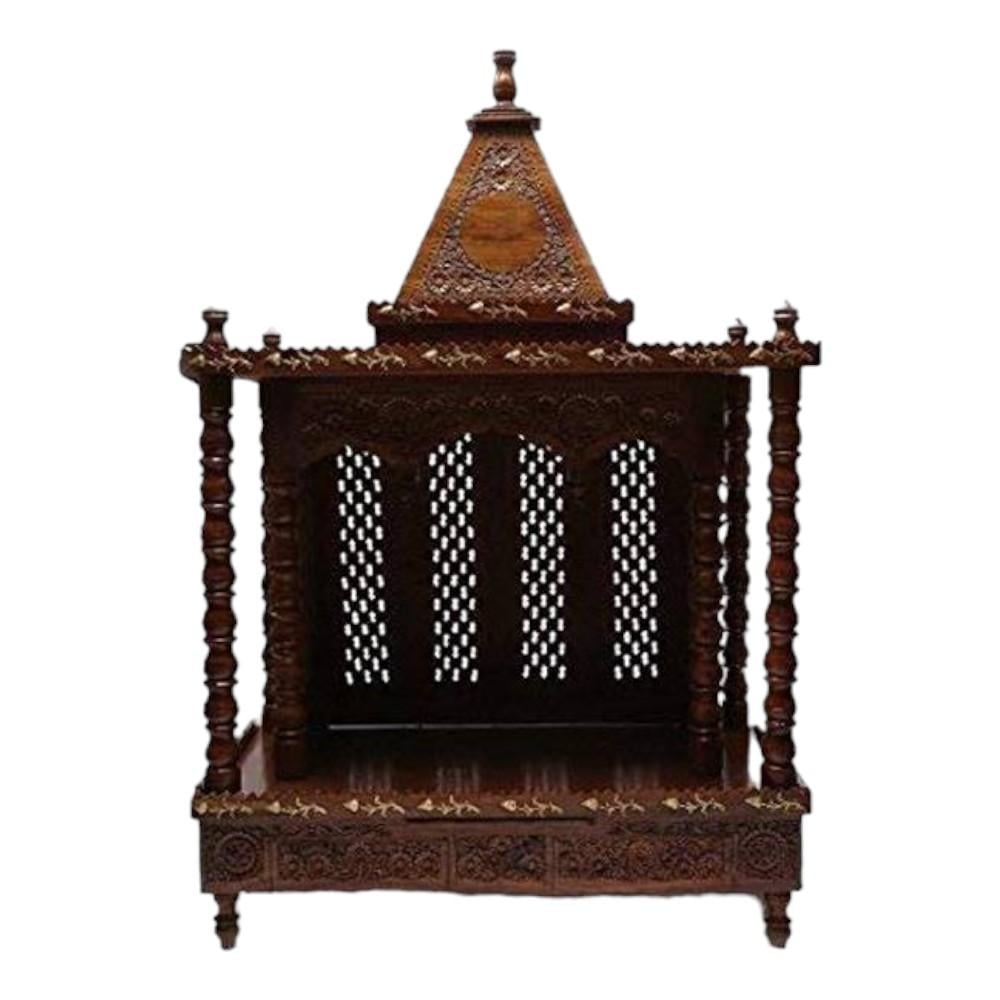 Diya Solid Wood Free Standing Prayer Unit