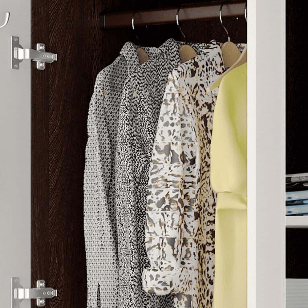 Bluewud Andrie 3 Door Wardrobe with Drawer