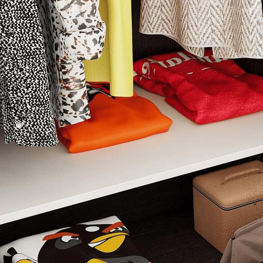 Bluewud Andrie 3 Door Wardrobe with Drawer