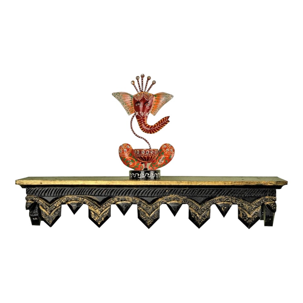 Chellie Solid Wood Wall Shelf