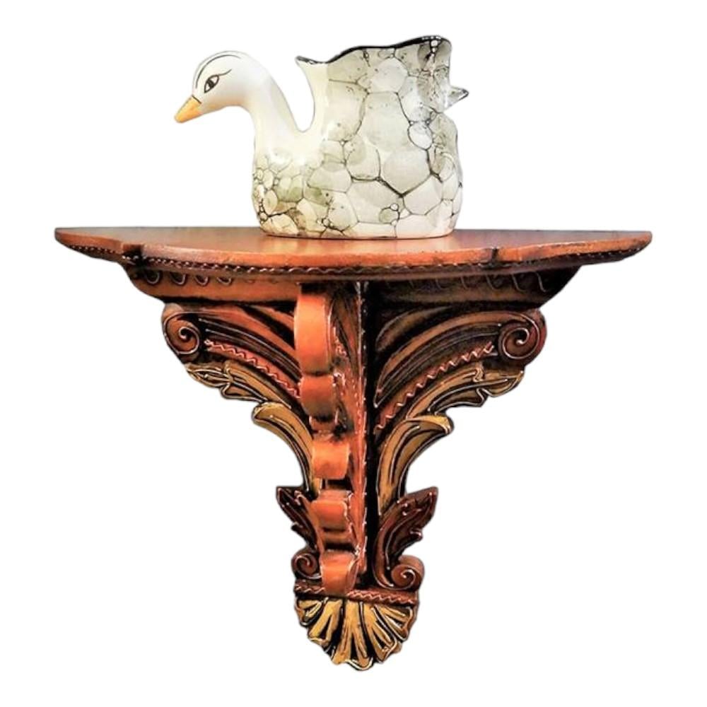 Tony MultiColor Solid Wood Wal Shelf