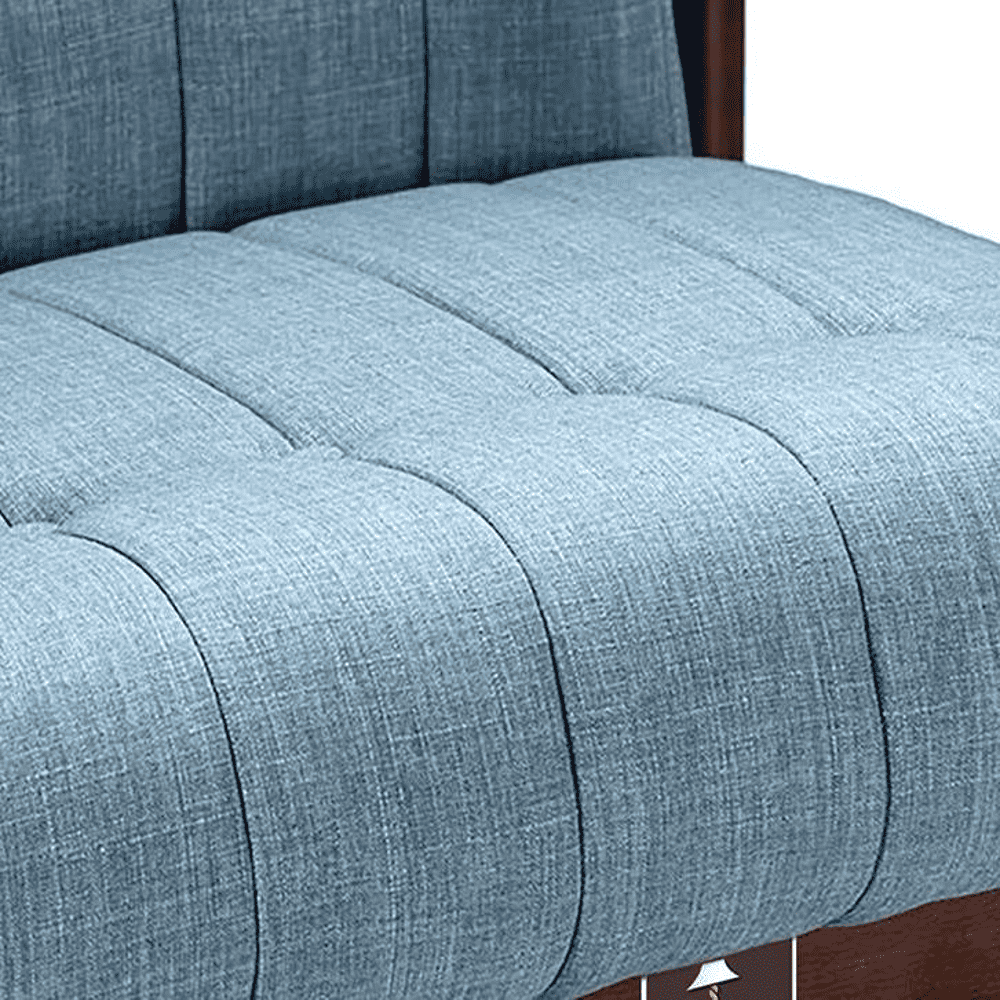 Ashlea Solid Wood Rocking Chair in Blue Colour