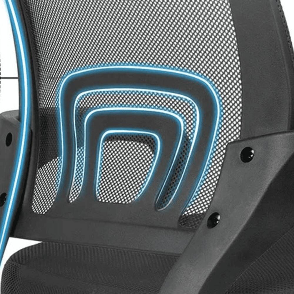 Task Net Swivel Study Chair in Black Colour