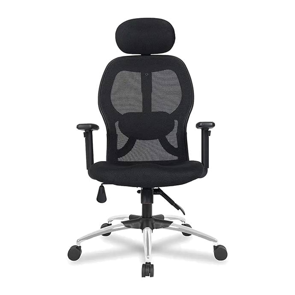 Lance Net Swivel Study Chair in Black Colour