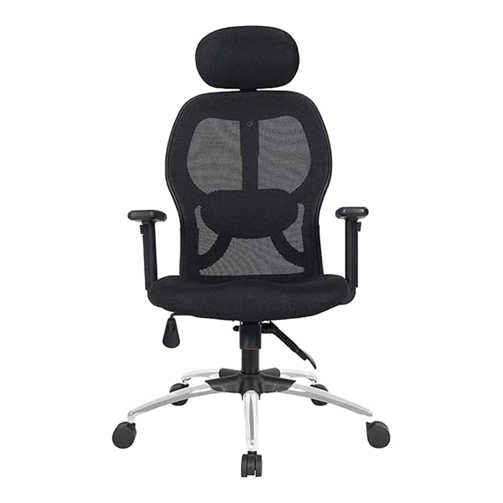 Lance Net Swivel Study Chair in Black Colour