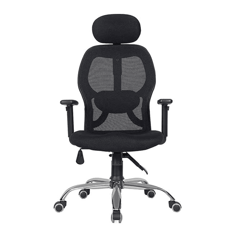Cor Net Swivel Study Chair in Black Colour