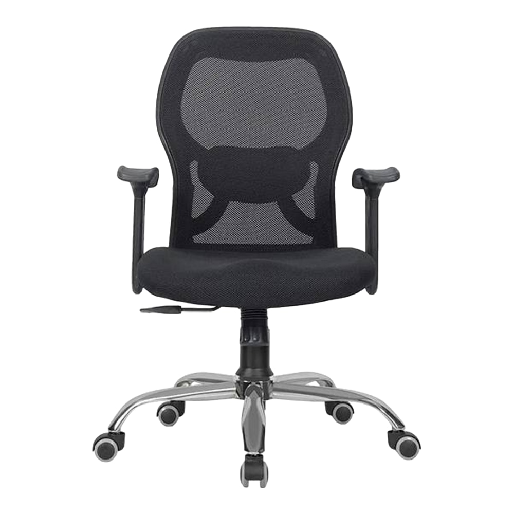 Zen Net Swivel Study Chair in Black Colour