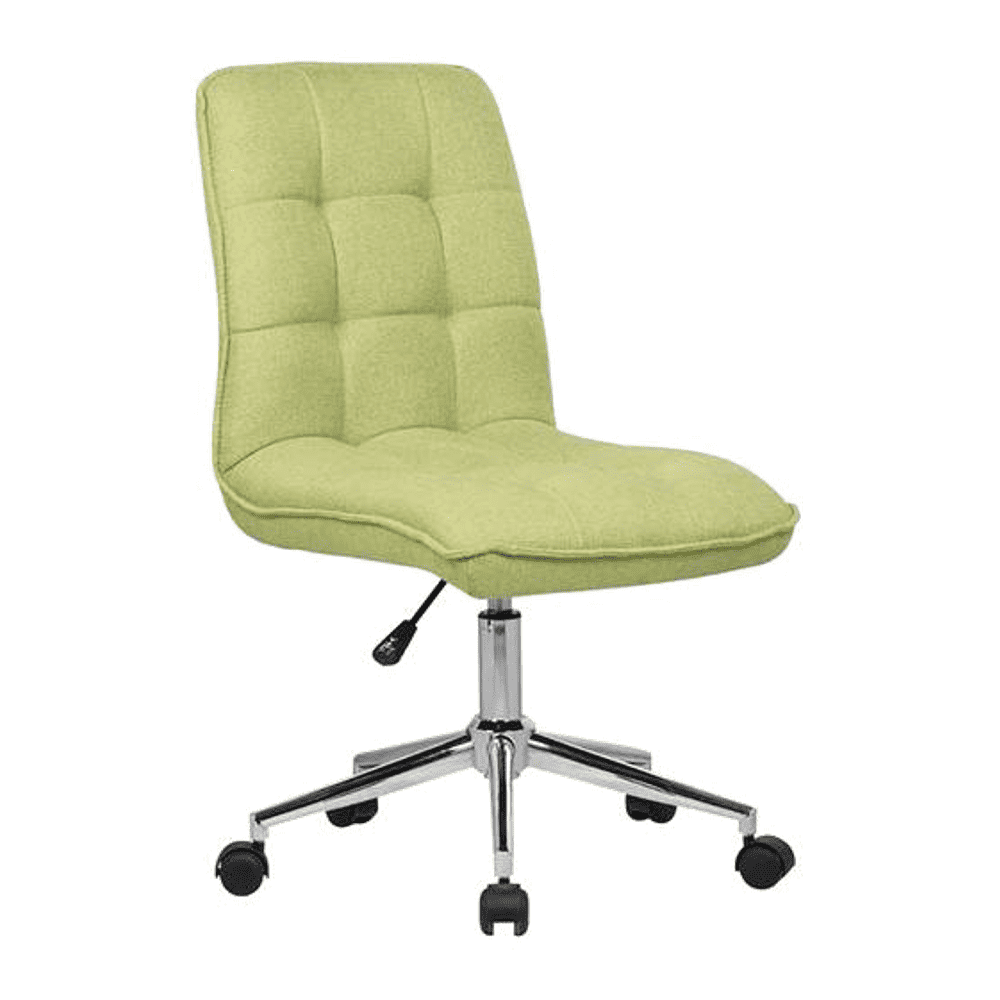 Feleena Fabric Swivel Study Chair in Green Colour