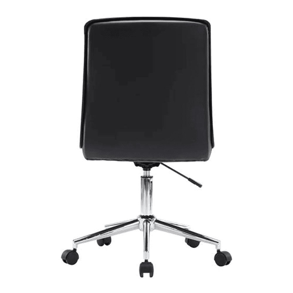 Rawtenstall Leatherette Swivel Study Chair in Black Colour