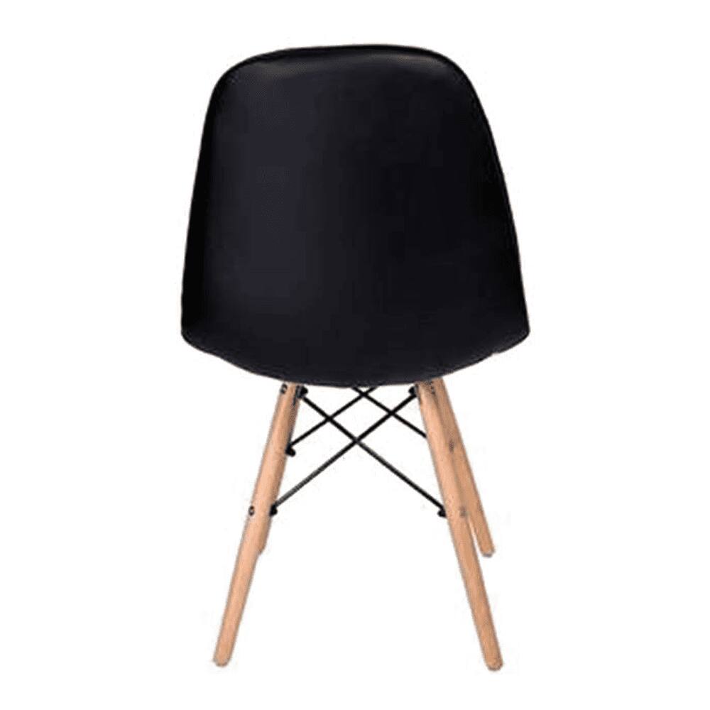 Maxime Leatherette Study Chair in Black Colour