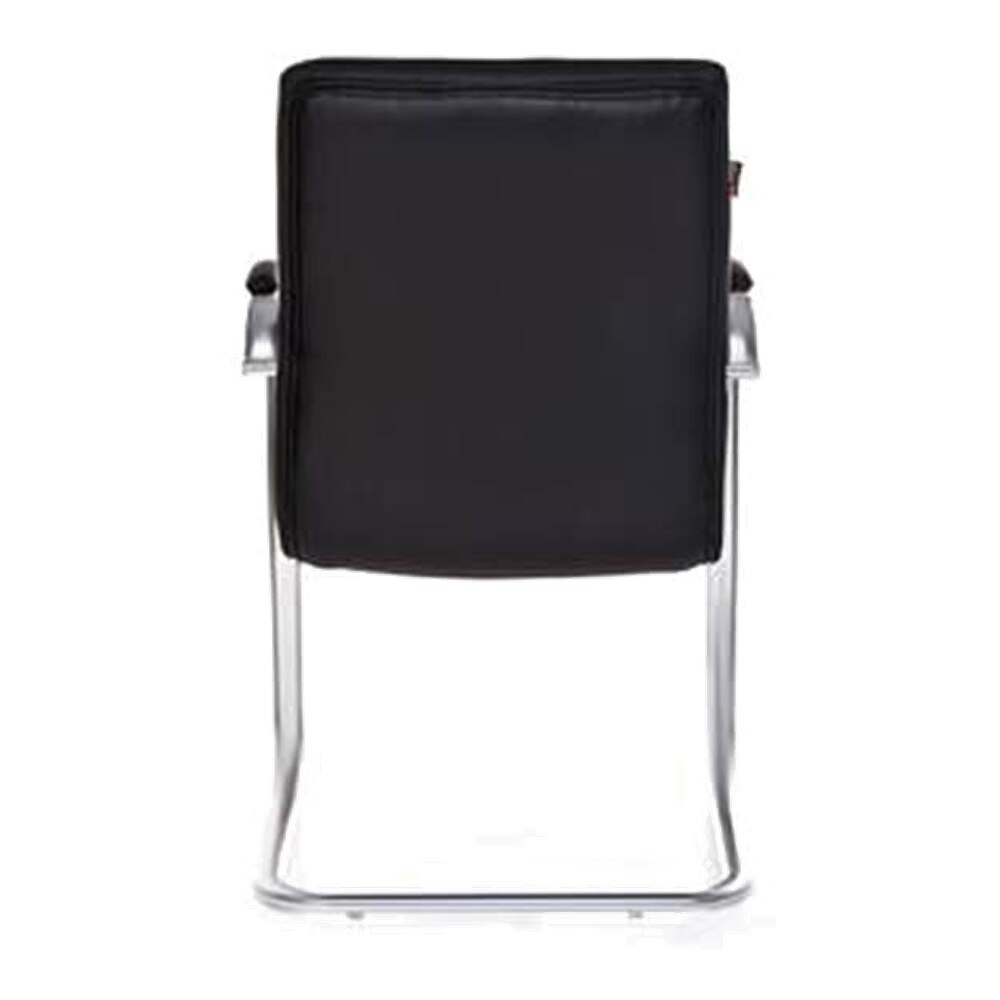 Anne Leatherette Study Chair in Black Colour