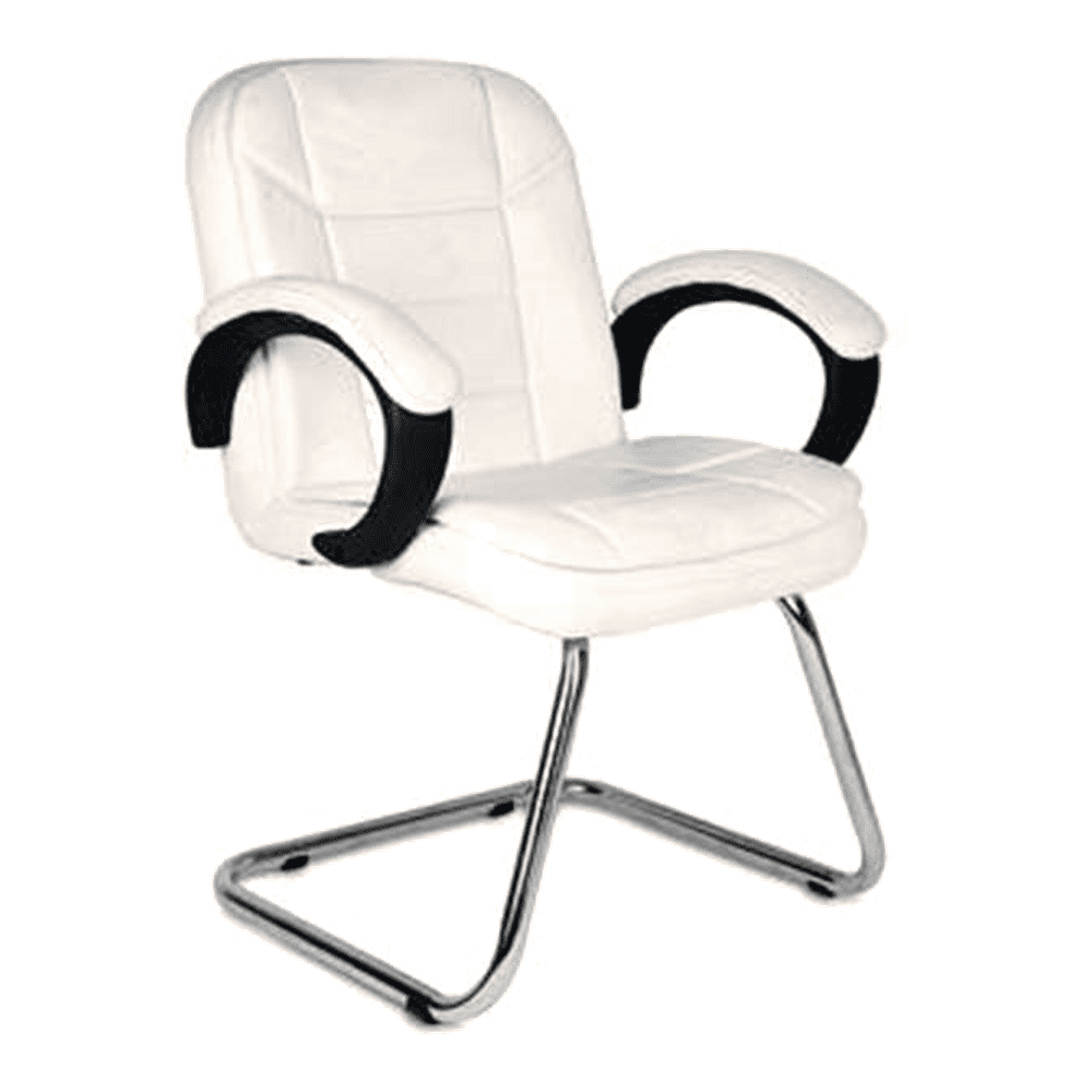 Sedric Leatherette Swivel Study Chair in Black Colour
