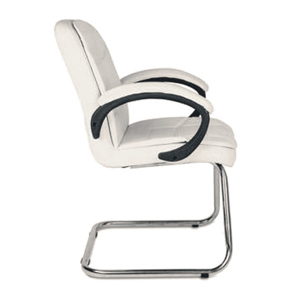 Sedric Leatherette Swivel Study Chair in Black Colour