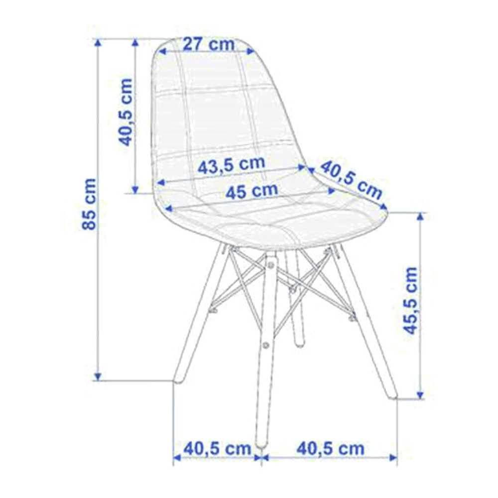 Maxime Leatherette Study Chair in Grey Colour
