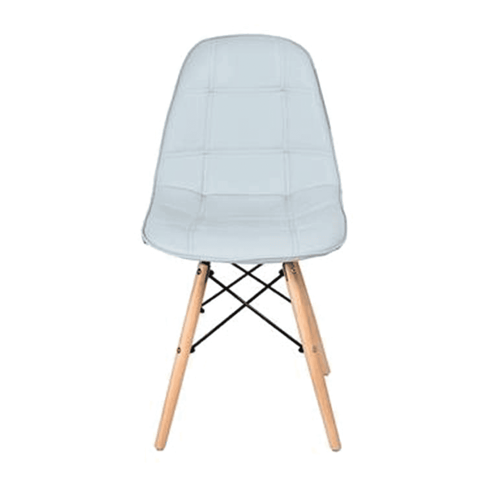 Maxime Leatherette Study Chair in Grey Colour