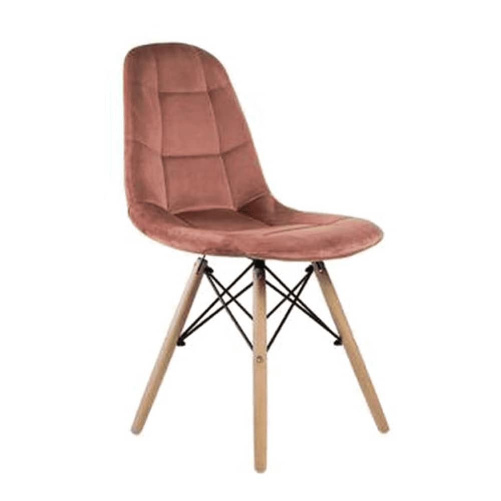 Maxime Leatherette Study Chair in Pink Colour