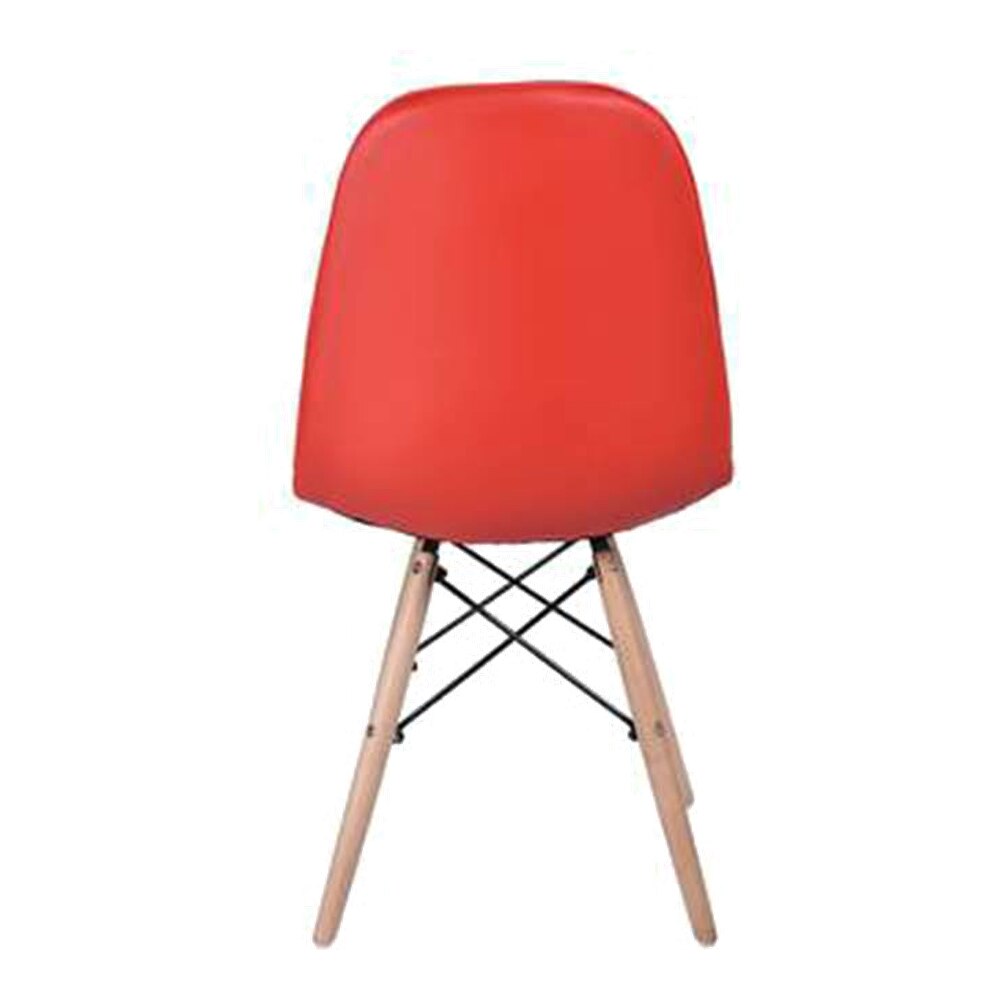 Maxime Leatherette Study Chair in Red Colour