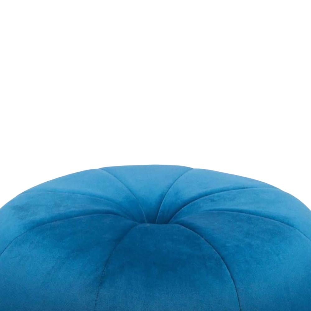 Boho Ottoman in Ocean Blue Colour