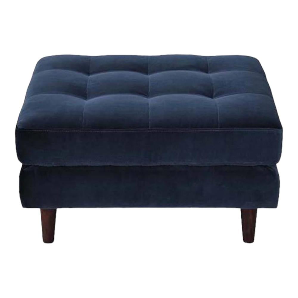 Brit Ottoman in Midnight Blue Colour