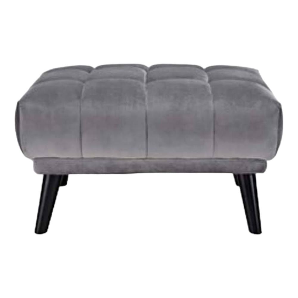 Brait Ottoman in Midnight Grey Colour