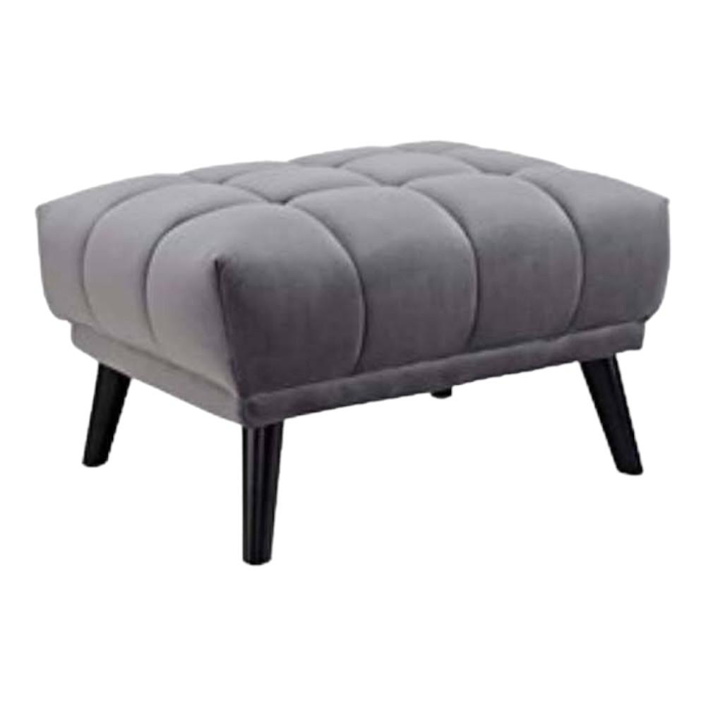 Brait Ottoman in Midnight Grey Colour