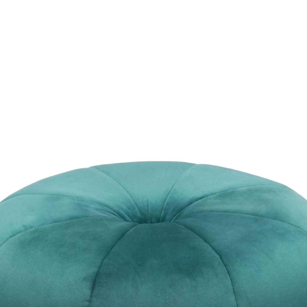 Boho Ottoman in Peacock Teal Colour