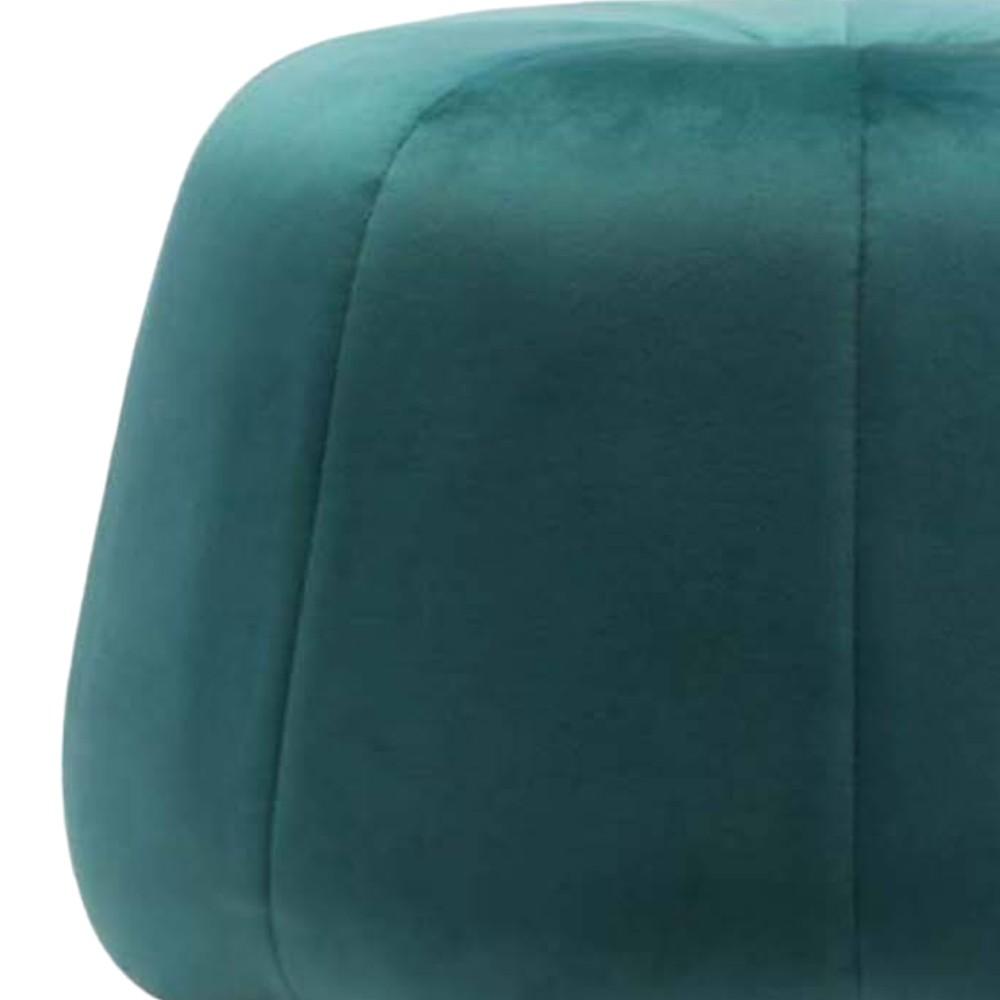 Boho Ottoman in Peacock Teal Colour