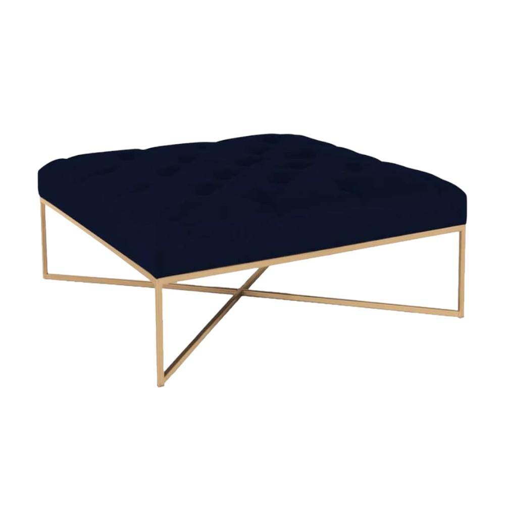 Ema Ottoman in Navy Blue Colour