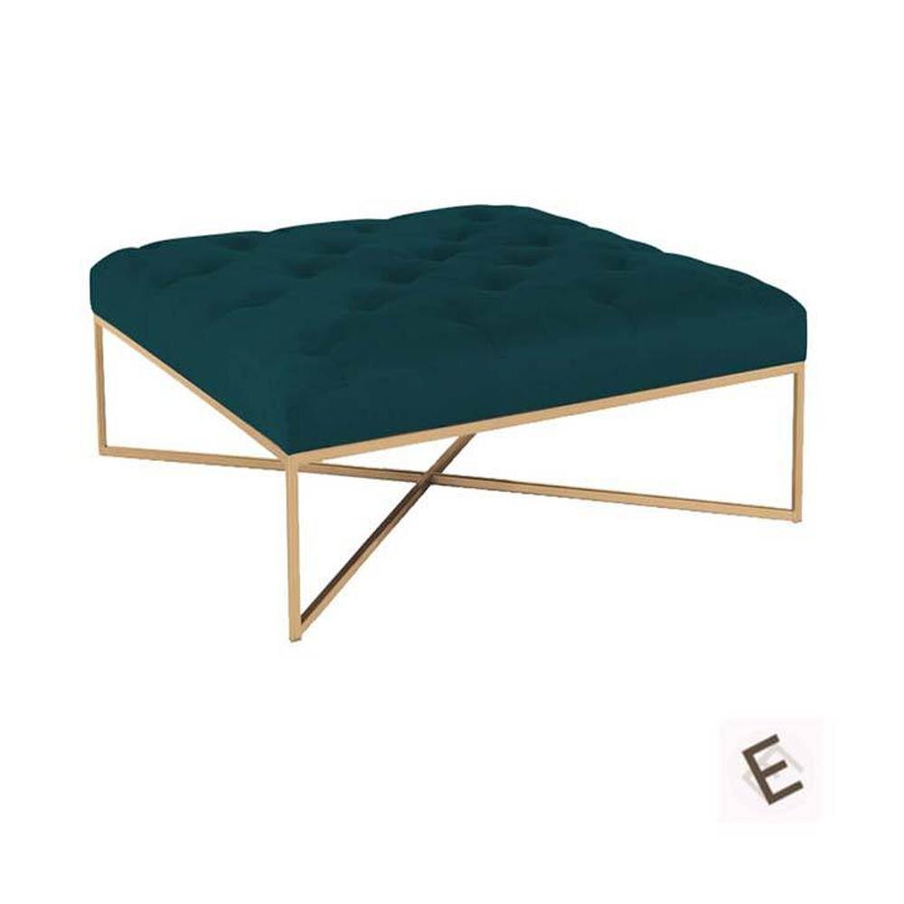 Ema Ottoman in Peacock Green Colour