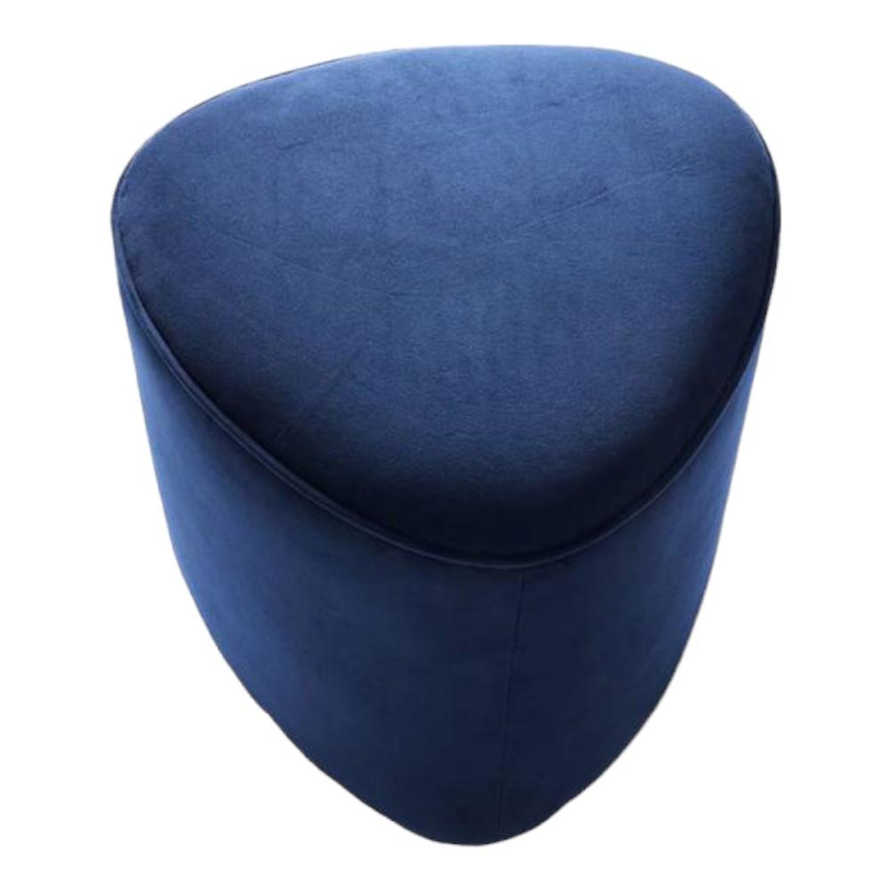 Tri Series Pouffe in Blue Colour