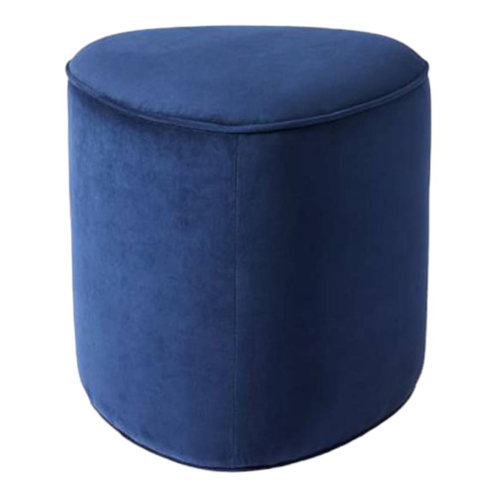 Tri Series Pouffe in Blue Colour