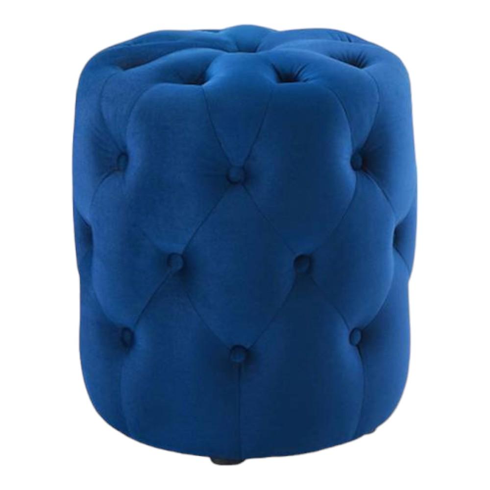 Amanda Pouffe in Navy Blue Colour
