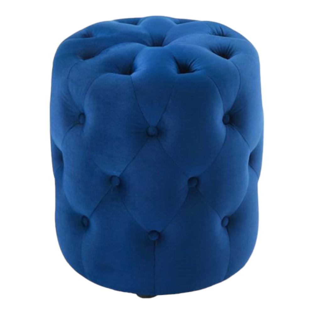 Amanda Pouffe in Navy Blue Colour