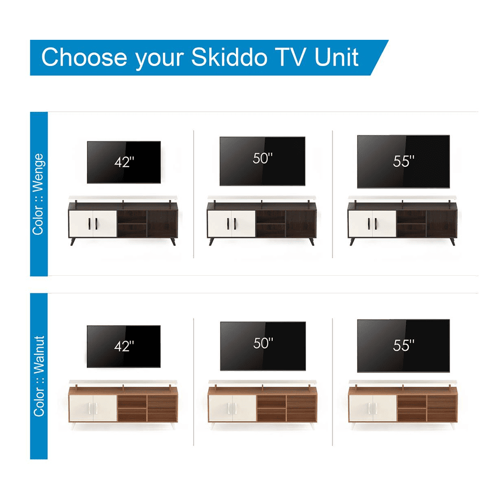 Skiddo Floor standing Entertainment TV Unit