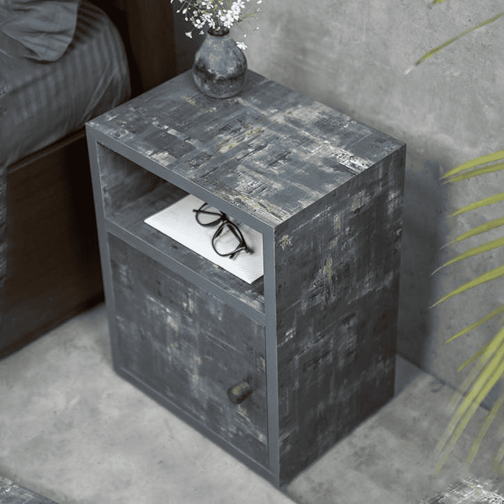 Mica Bedside Bohemian Tint Chest Side Table