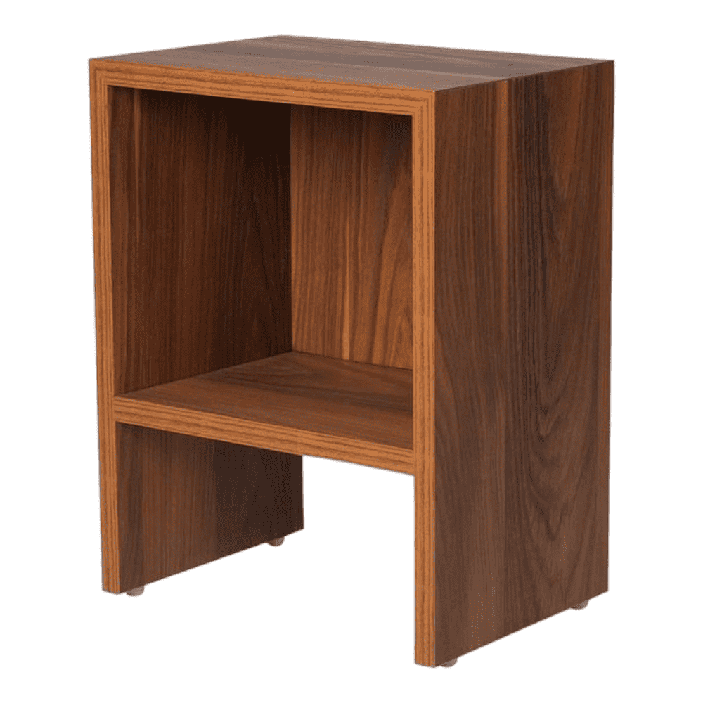 Hues Mica Teak Bedside Table