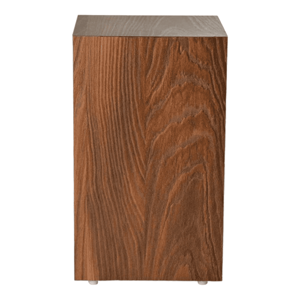 Teak Hues Bevel Mica Side Table