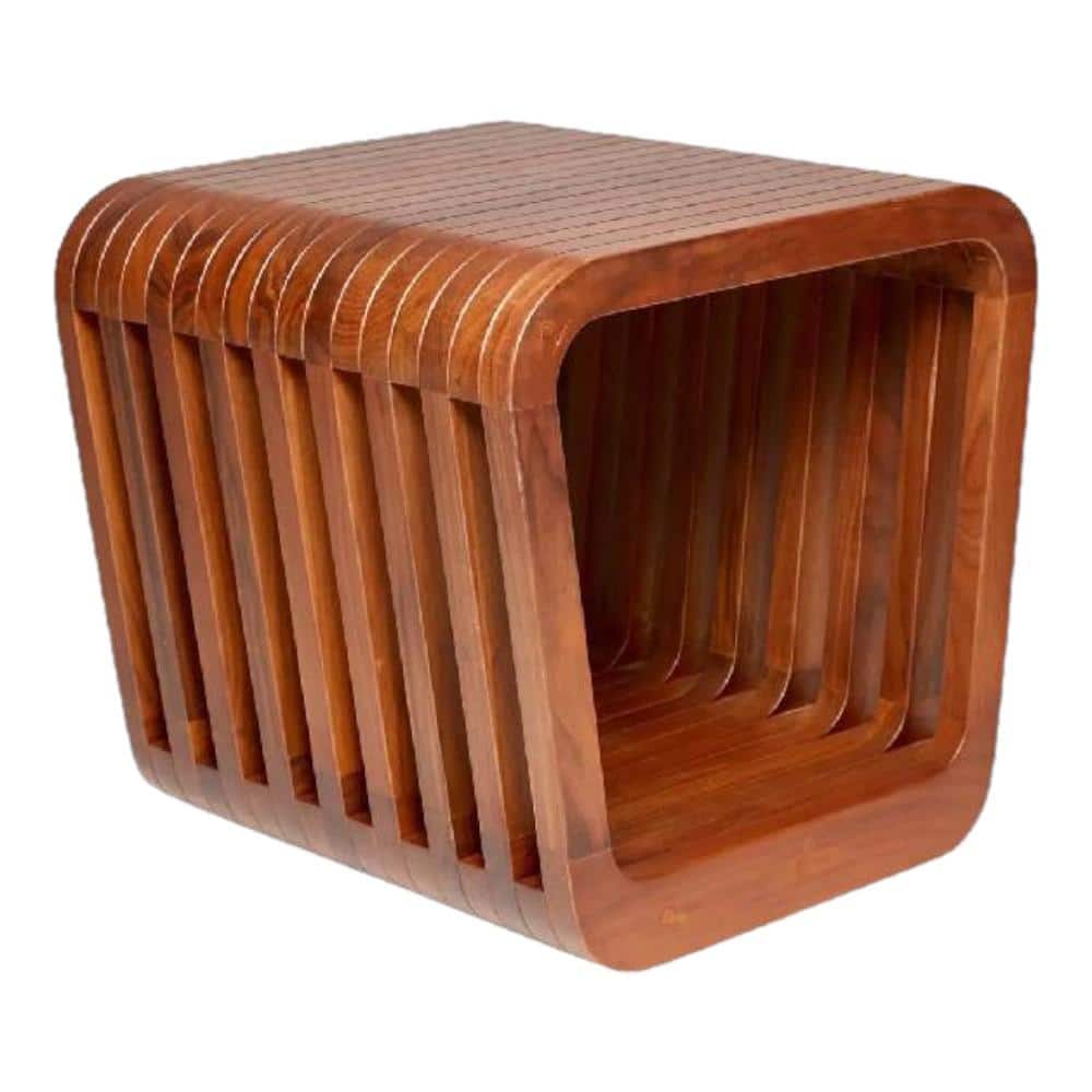 Roset Series Bedside Table in Walnut Finish