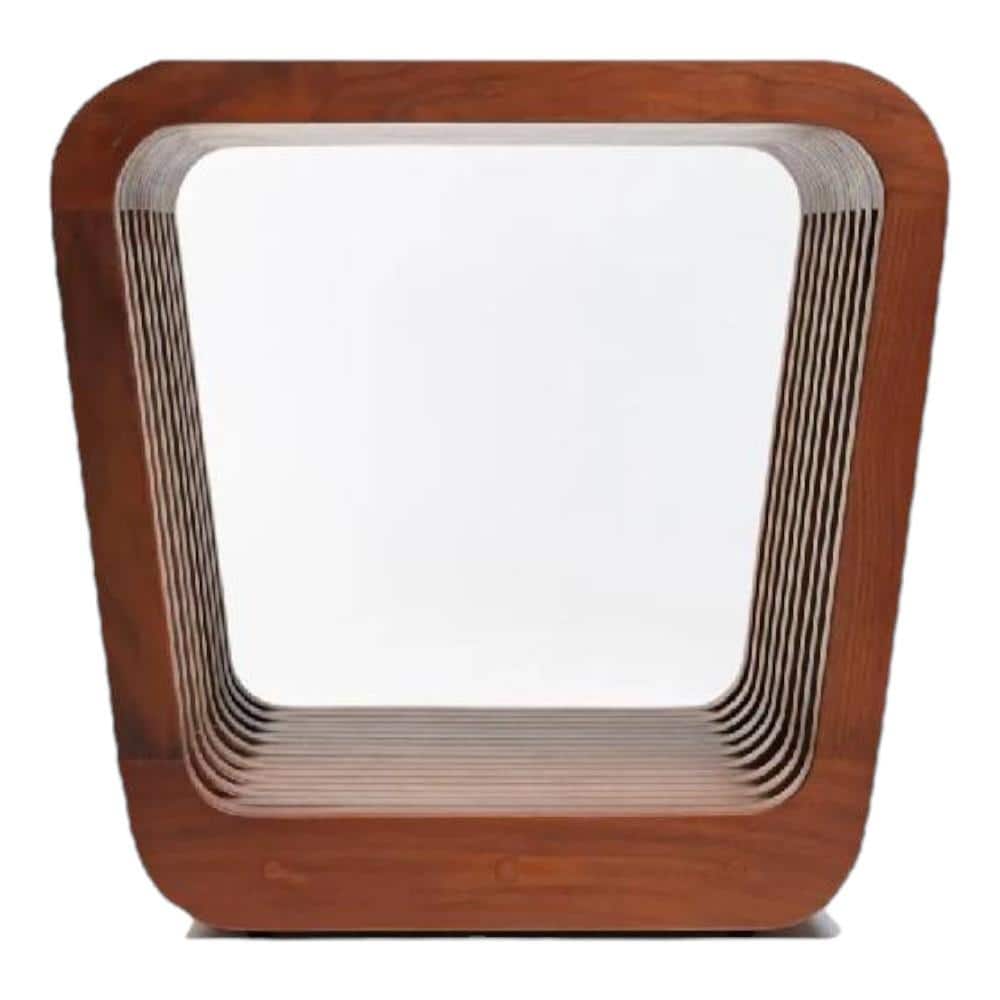 Roset Series Bedside Table in Walnut Finish